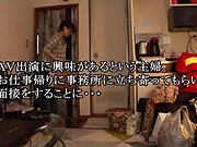 Kinky Japanese cougar Sakurai Moe sucks a dildo and a cock in POV